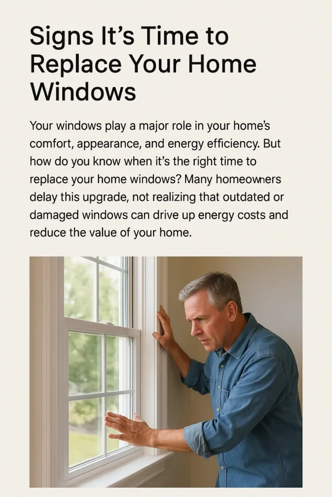 Signs It’s Time to Replace Your Home Windows 1 windows replace